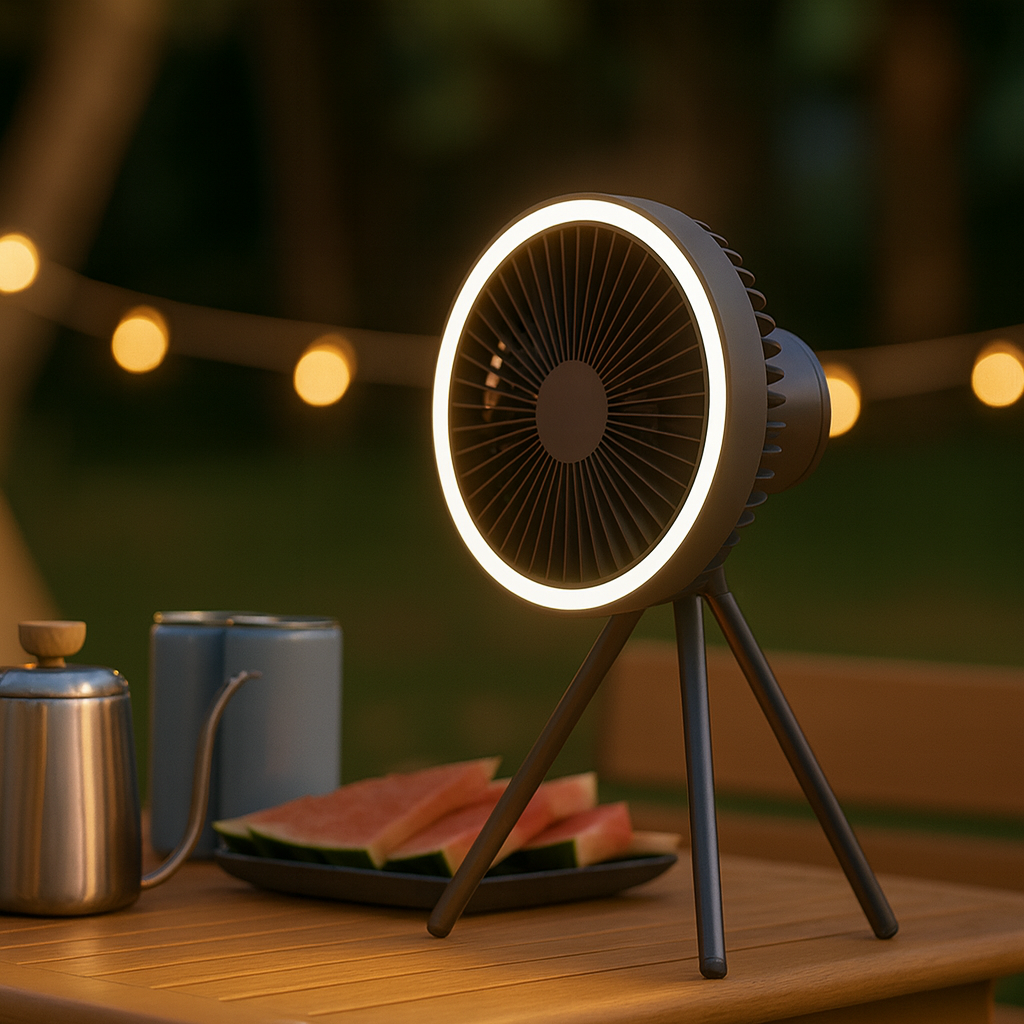 BreezeCore™ 3 in 1 Rechargeable Camping Fan