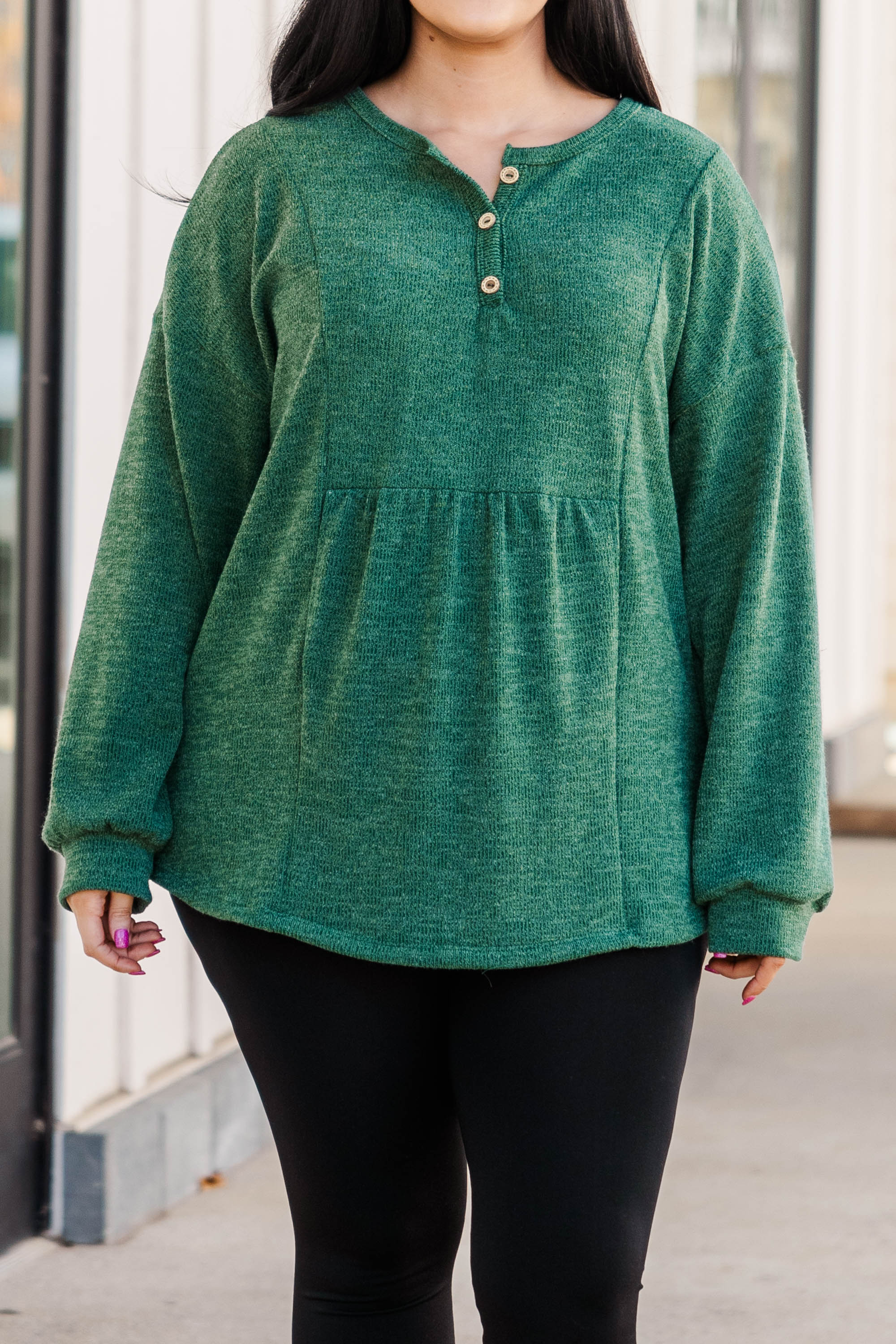 Spruce Up Top. Hunter Green