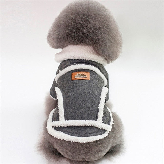 Furry Warm Dog Coat