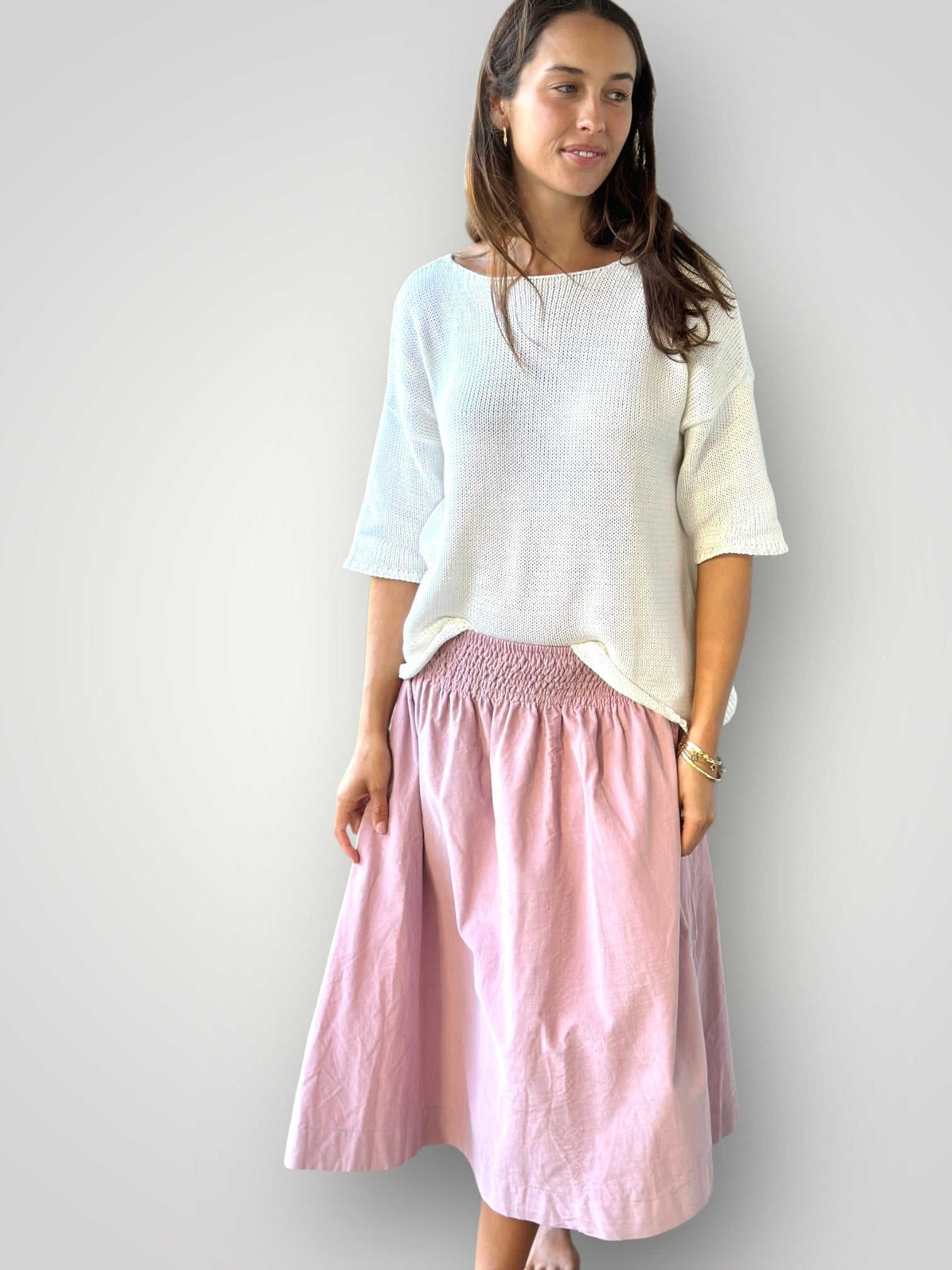 dusty pink cord