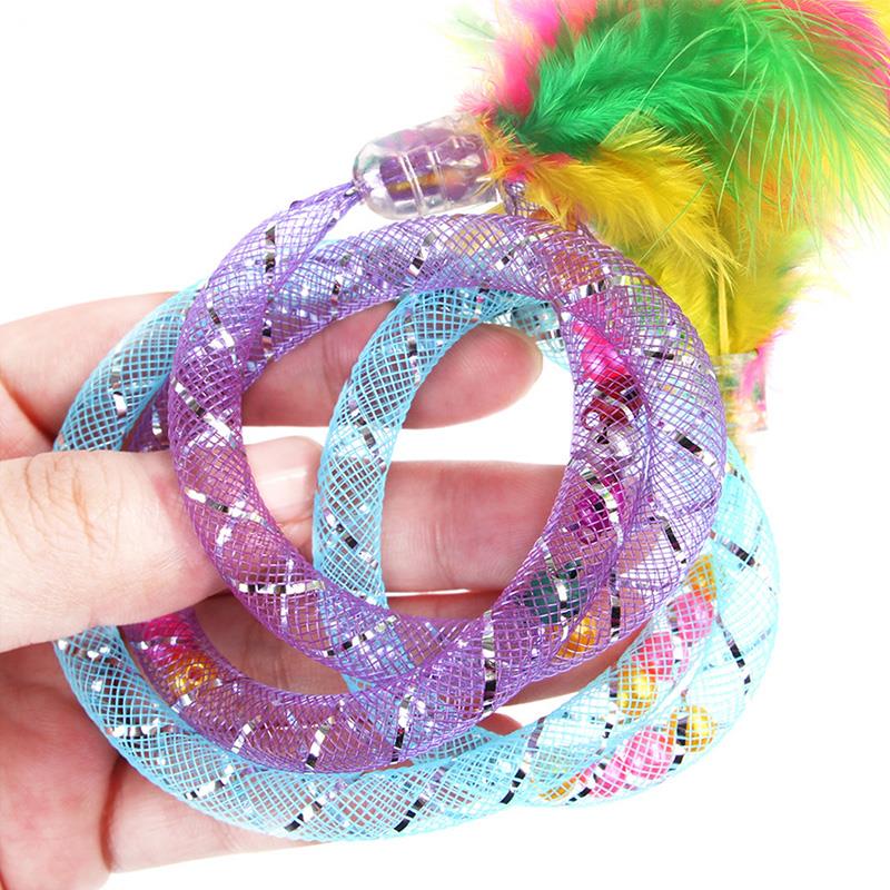 5Pcs Cat Feather Training Toys