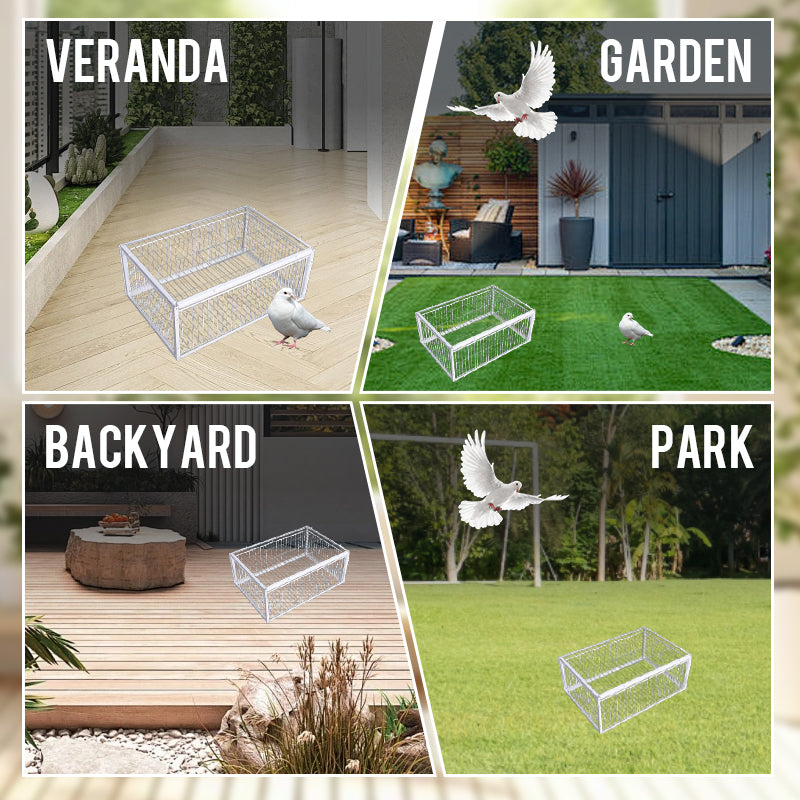 AutoTrap Bird Cage Rabbit Cage Mouse Cage - Enter Only. Do Not Leave