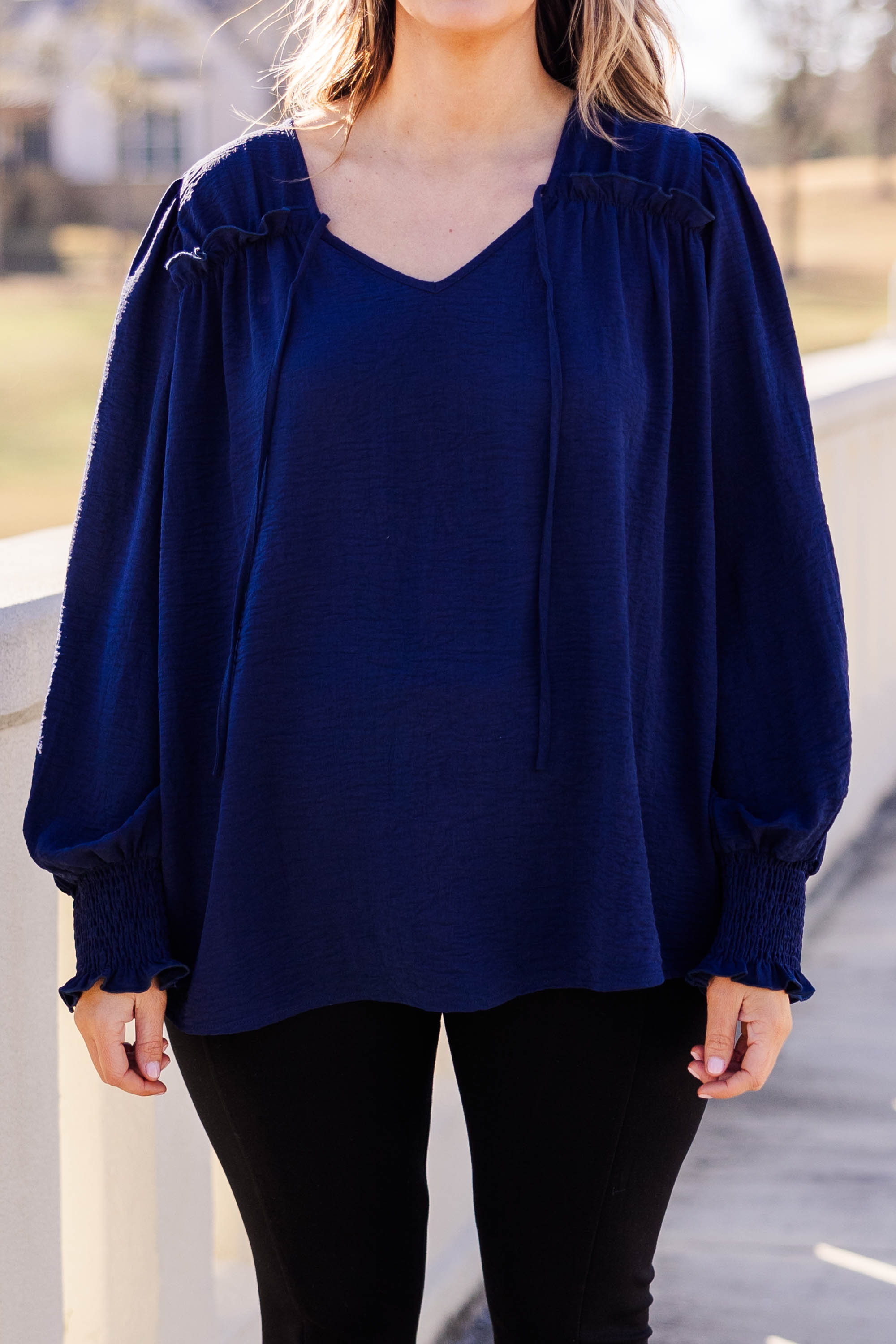 Runaway Rogue Top. Navy