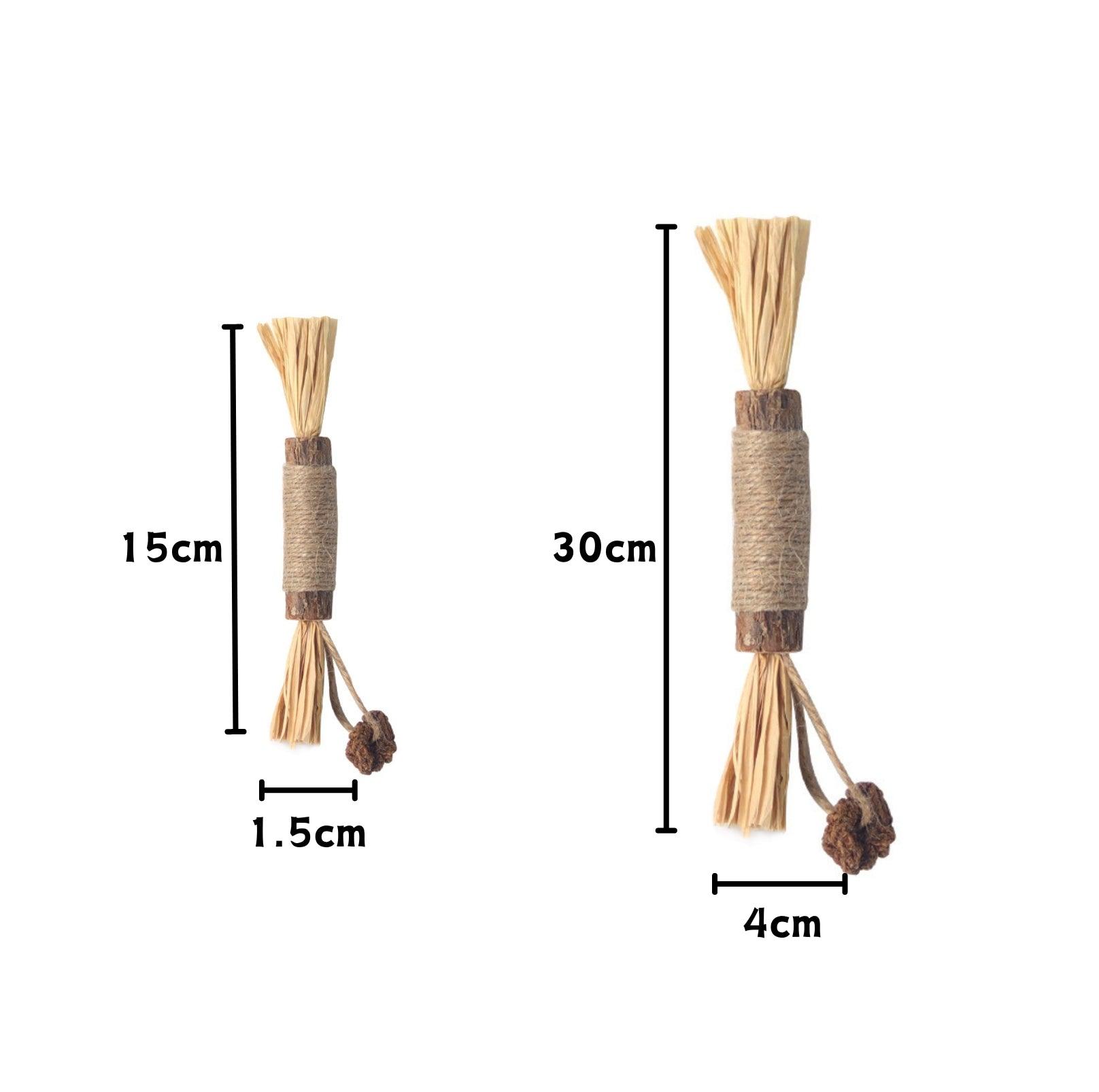 Feathered Catnip Stick Cat Toy