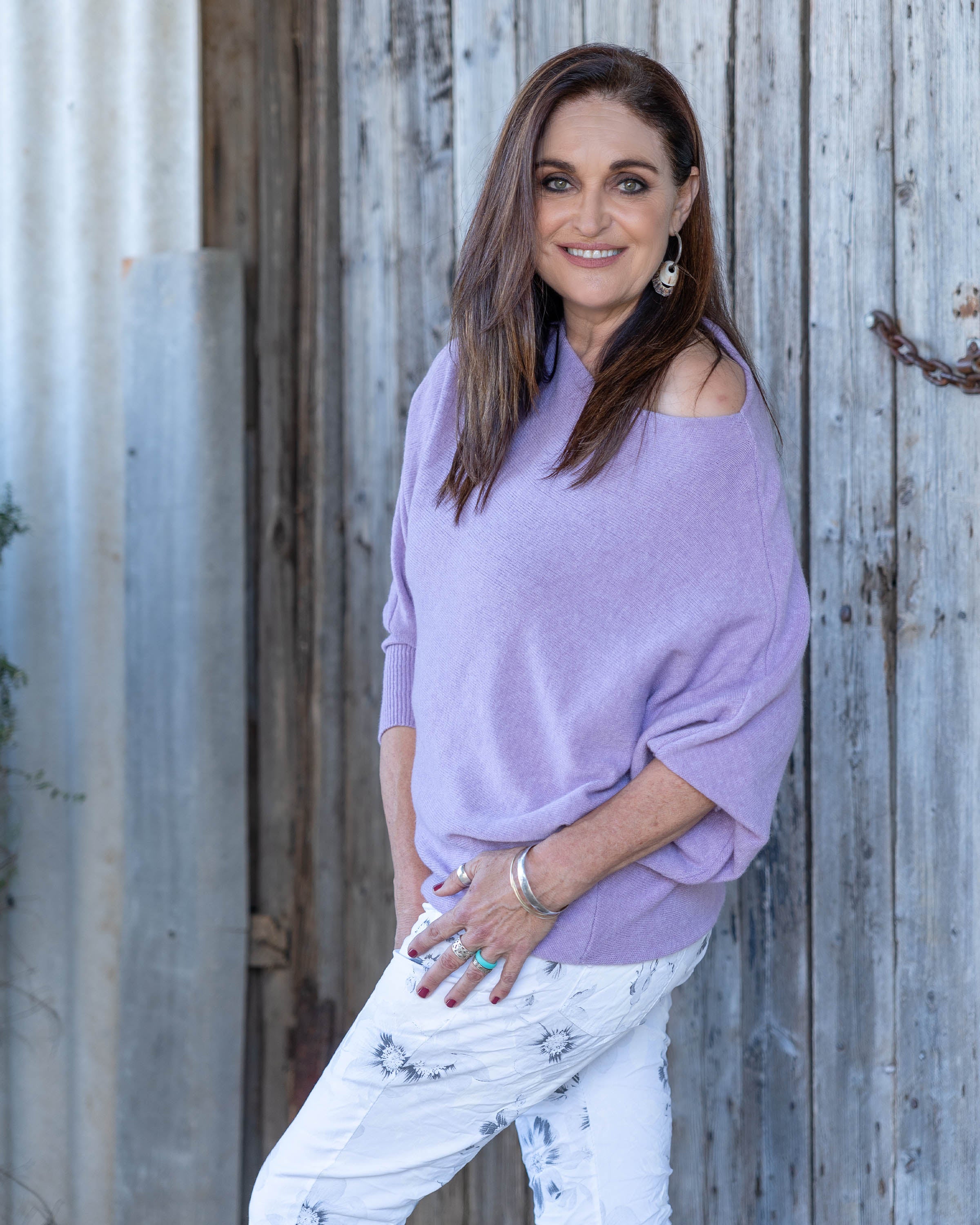 Cashmere Feel Knit | Lilac