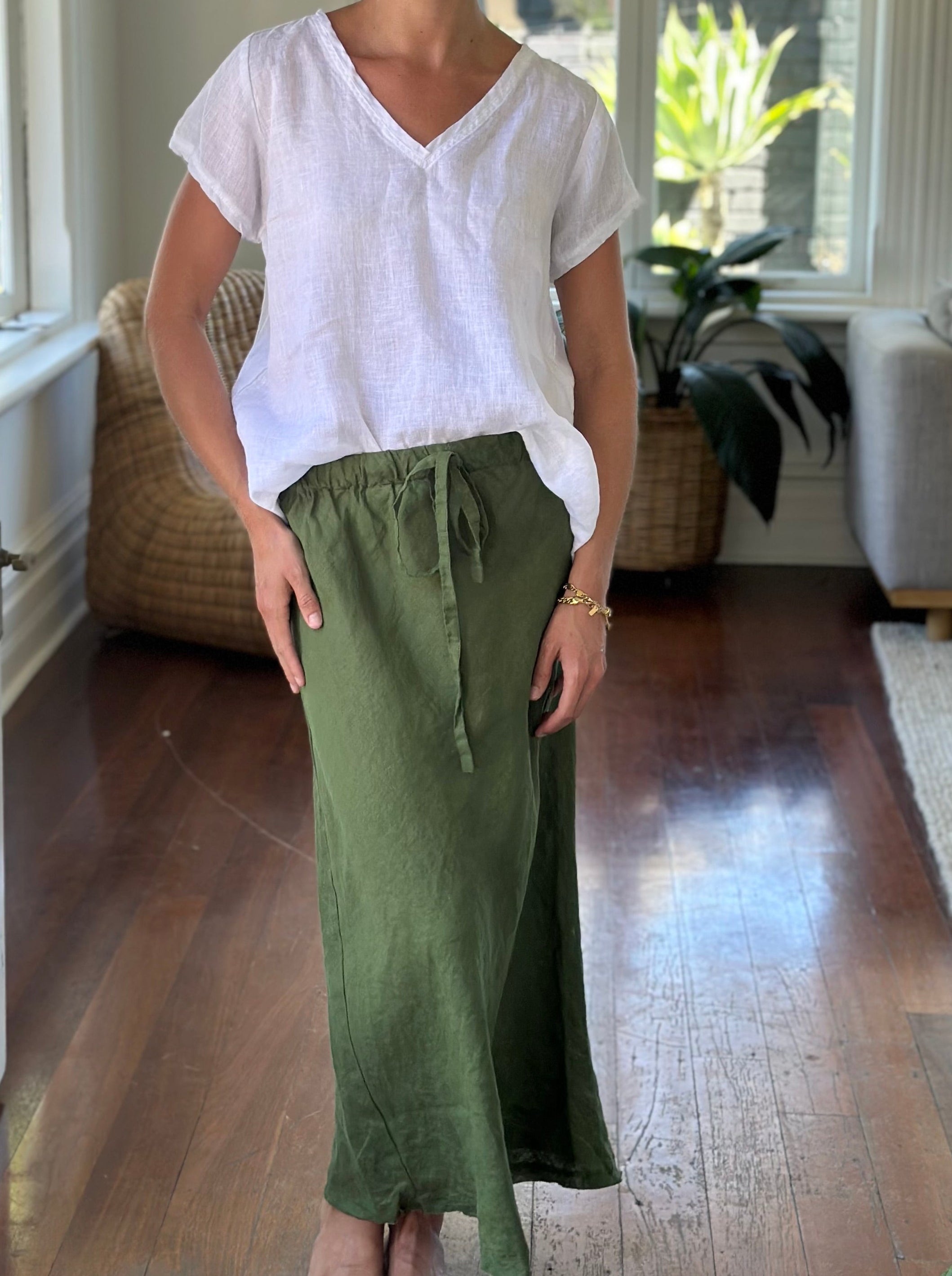 moss linen