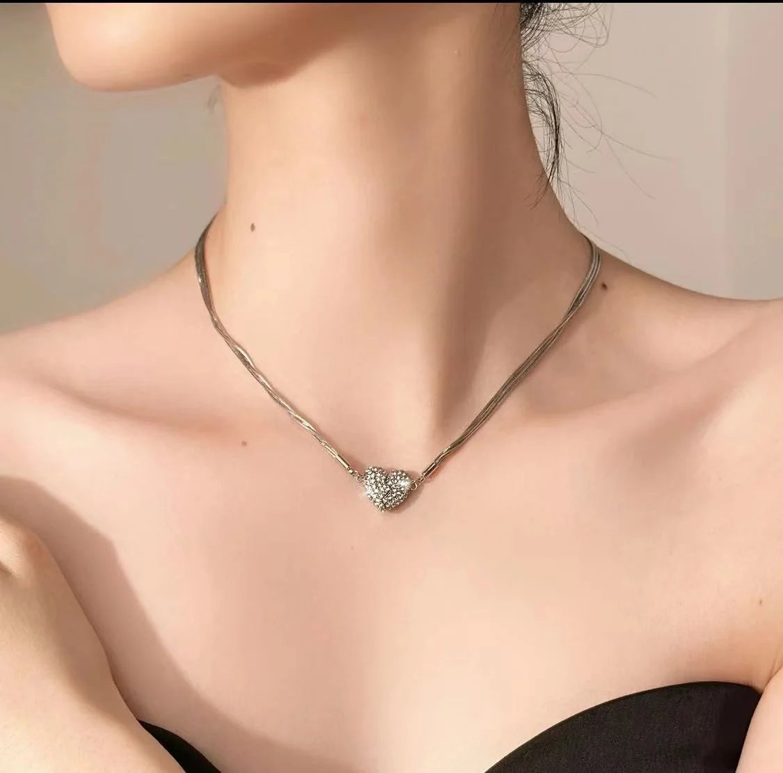🎁2023-Christmas Hot Sale🎁Promotion SAVE 49%OFF🔥Magnetic Love Patchwork Necklace