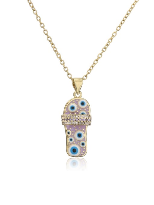 Coloured Sandals Pendant & Chain