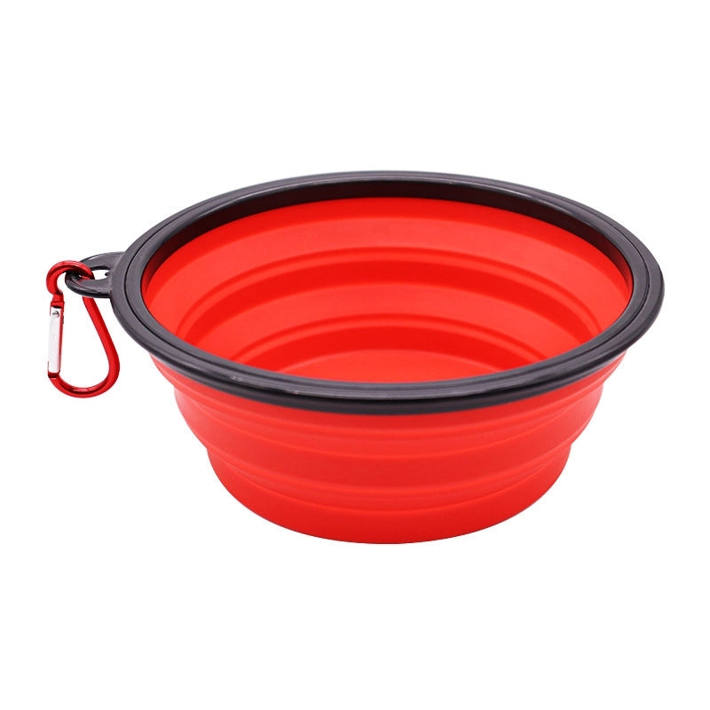 Minimalist Plastic Solid Color Pet Tableware
