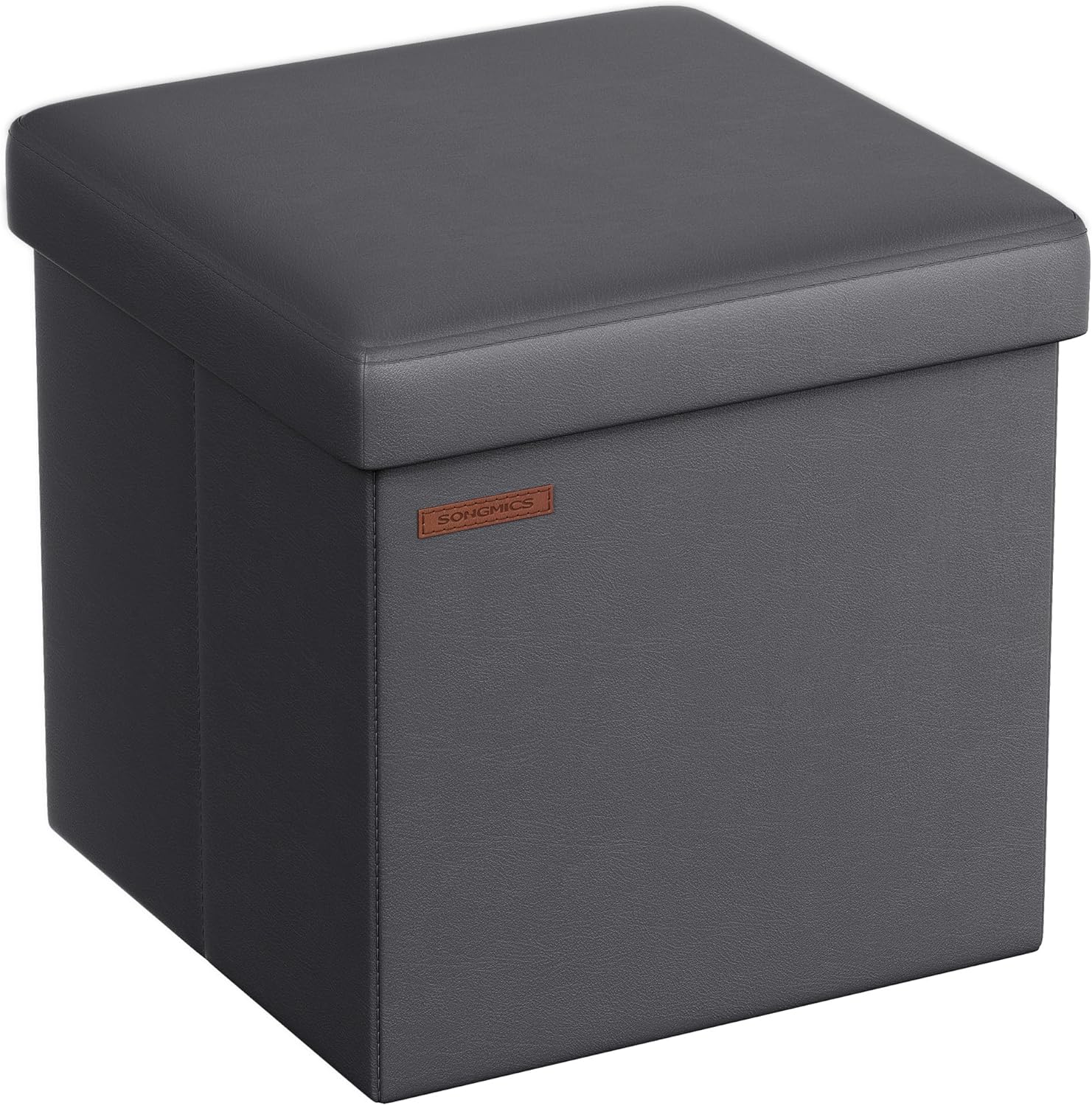 SONGMICS Mazie Collection - 43 Inches Folding Storage Ottoman Bench