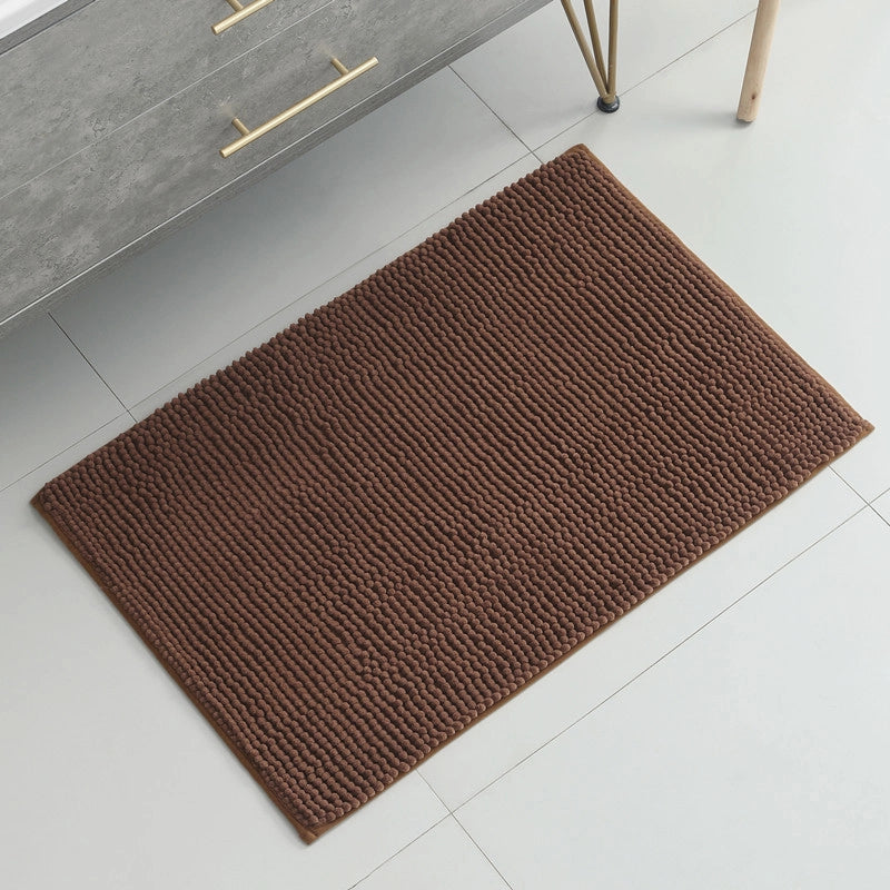 Hot Chenille Short Plush Floor Mat Bathroom Bathroom Absorbent Bedroom Door Carpet