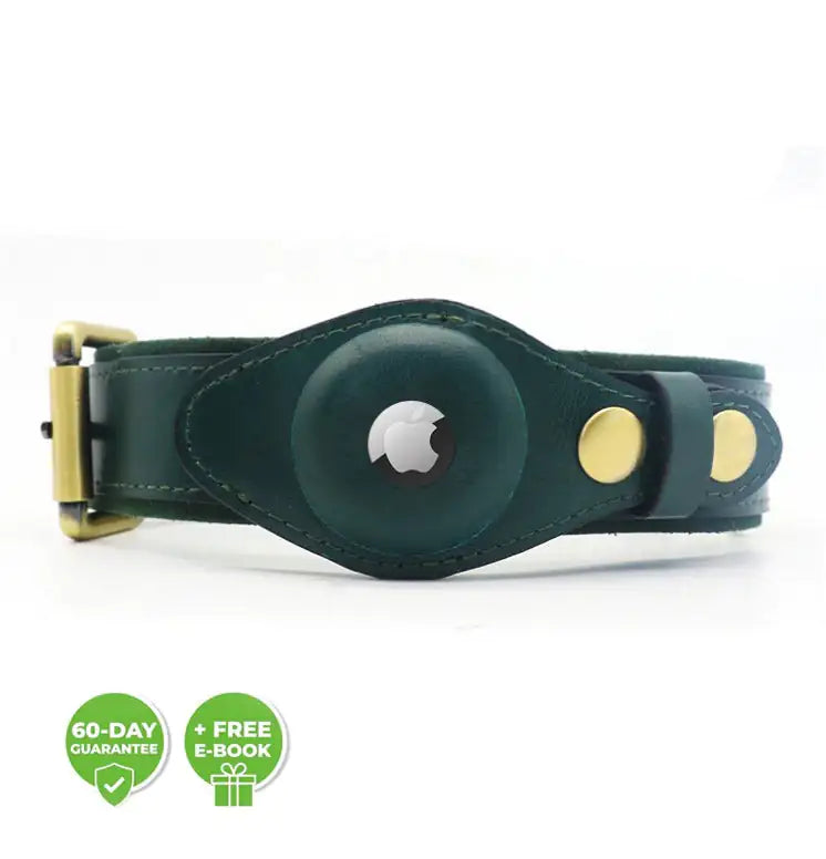 The Original Leath Collar - AirTag Holder
