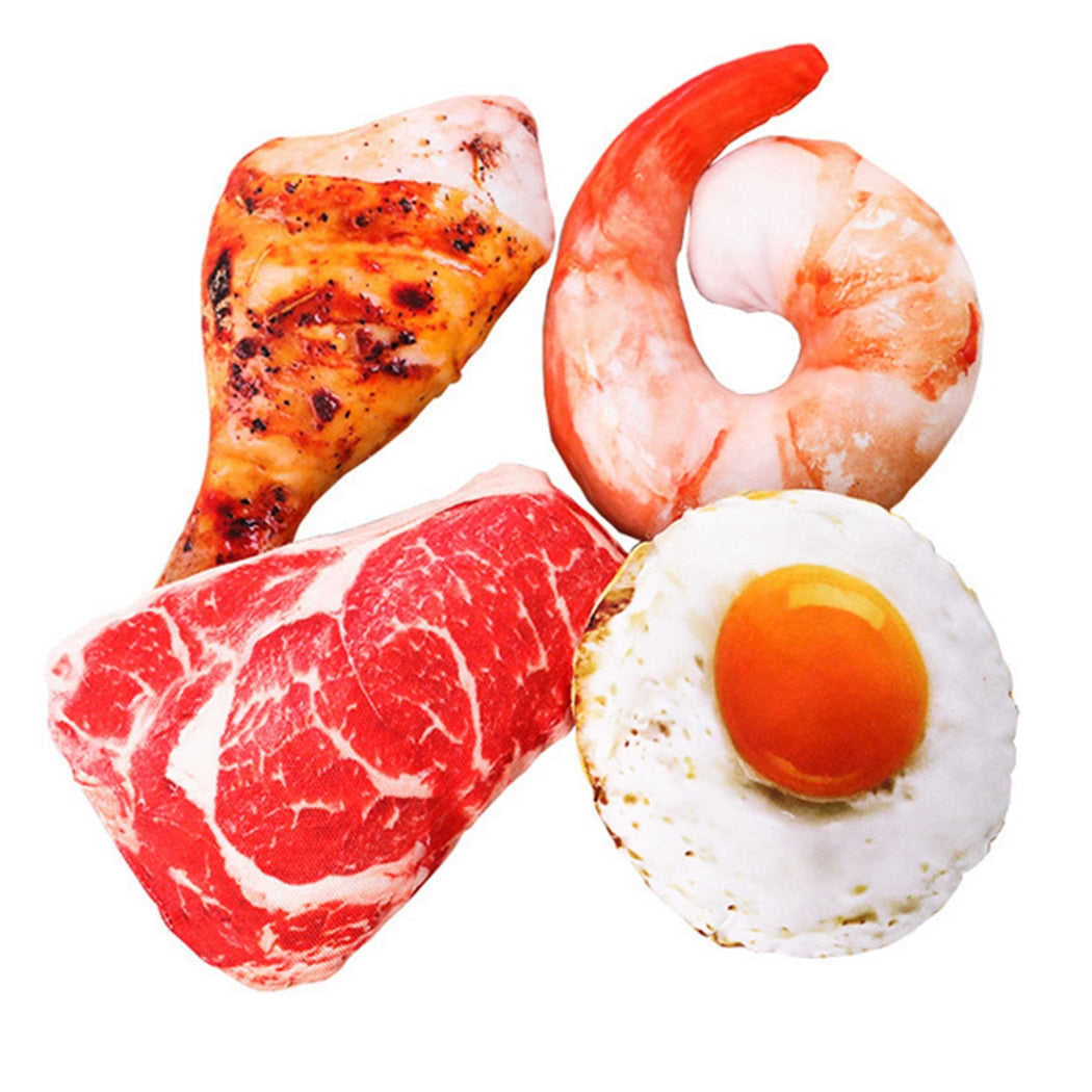 4 Piece Food-Shaped Set For Dogs