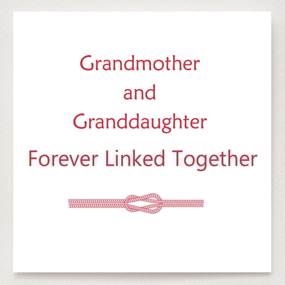 🎁-To My Granddaughter Forever Linked Together Handmade Braided Bracelet