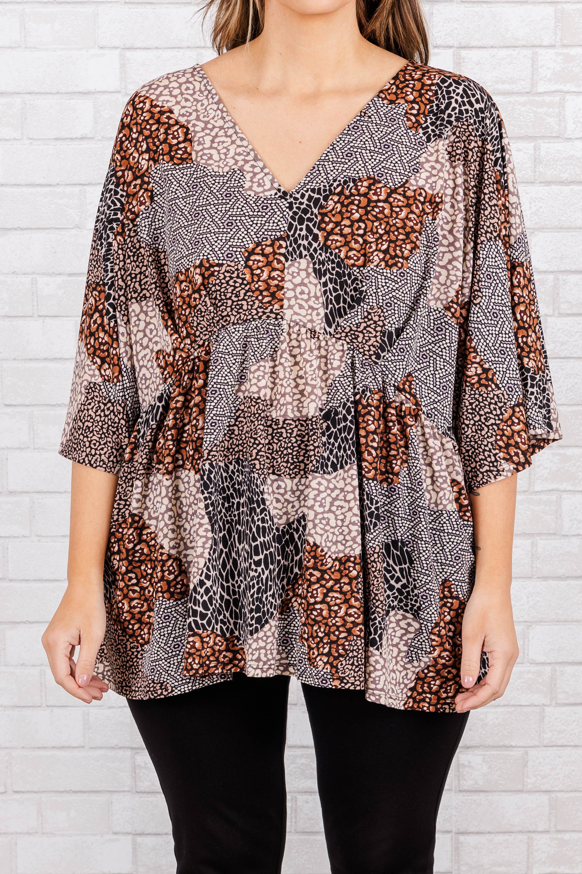 Older But Never Wiser Top. Mocha Black