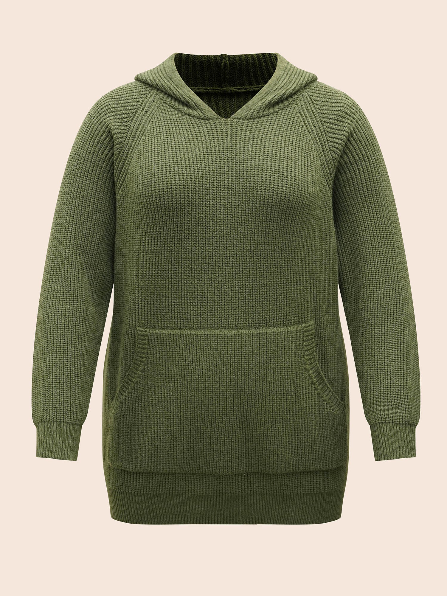 Supersoft Essentials Plain Textured Hooded Pullover