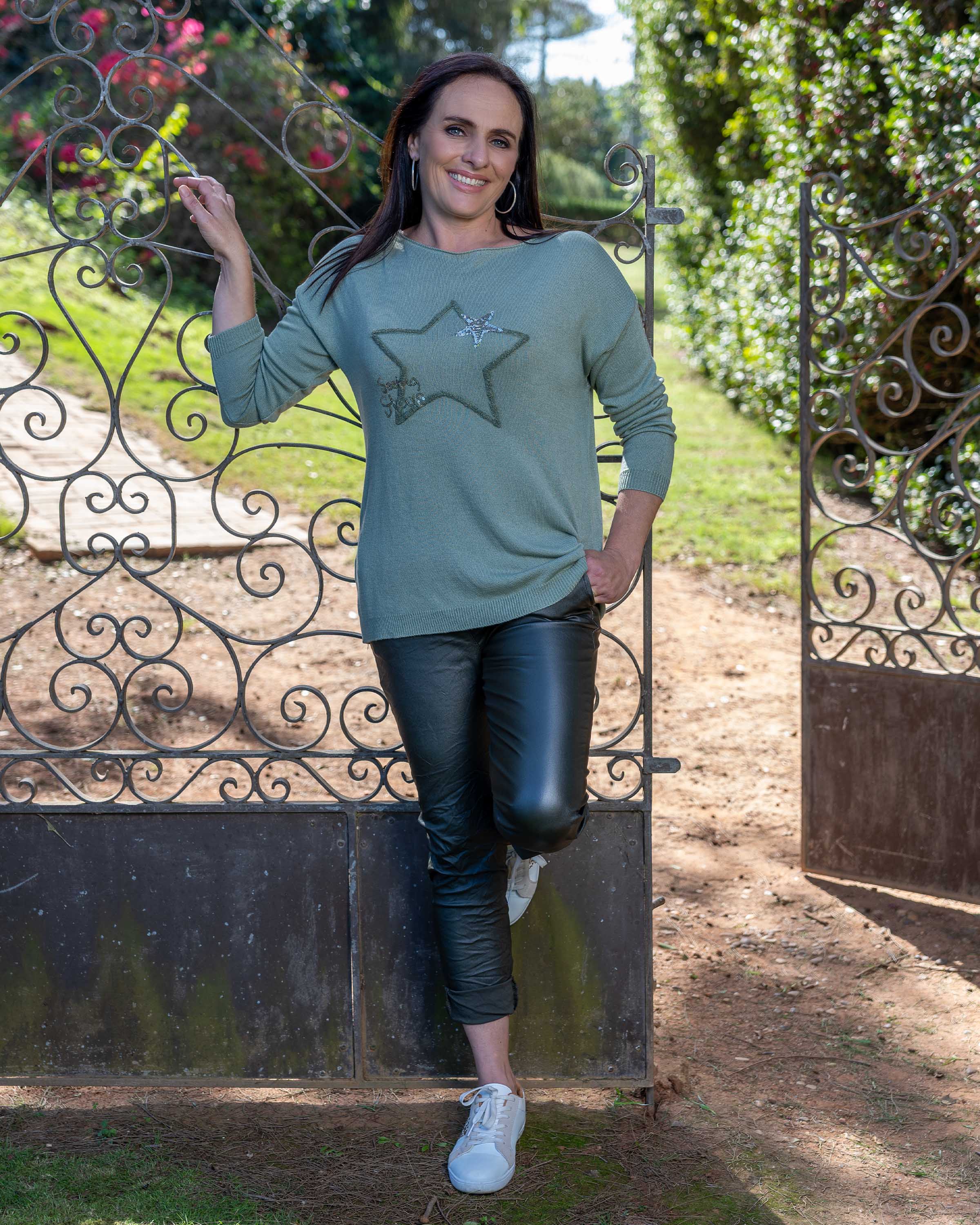 Seeing Stars Knit | Olive