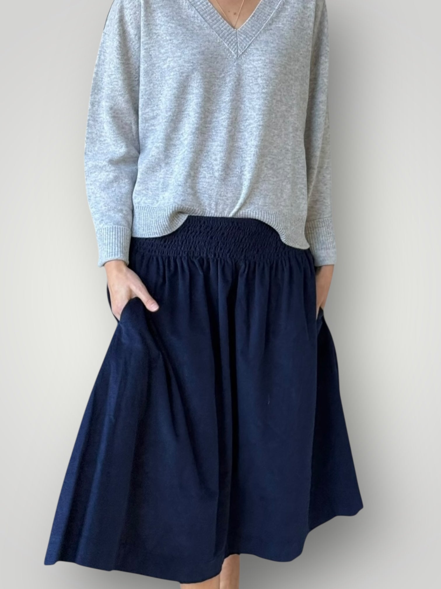 indigo navy  cord