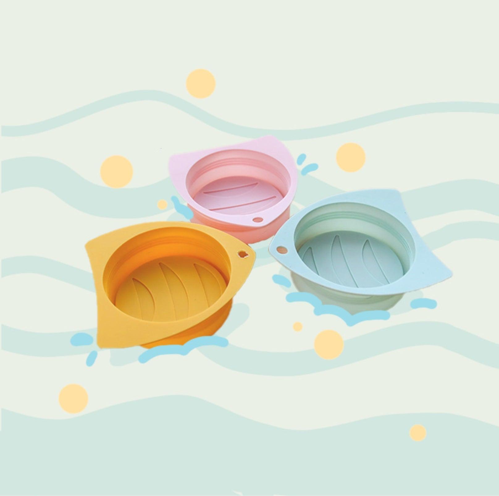 Silicone Food Can Lid & Spoon Set for Pet Food (3 Lids + 1 Spoon)
