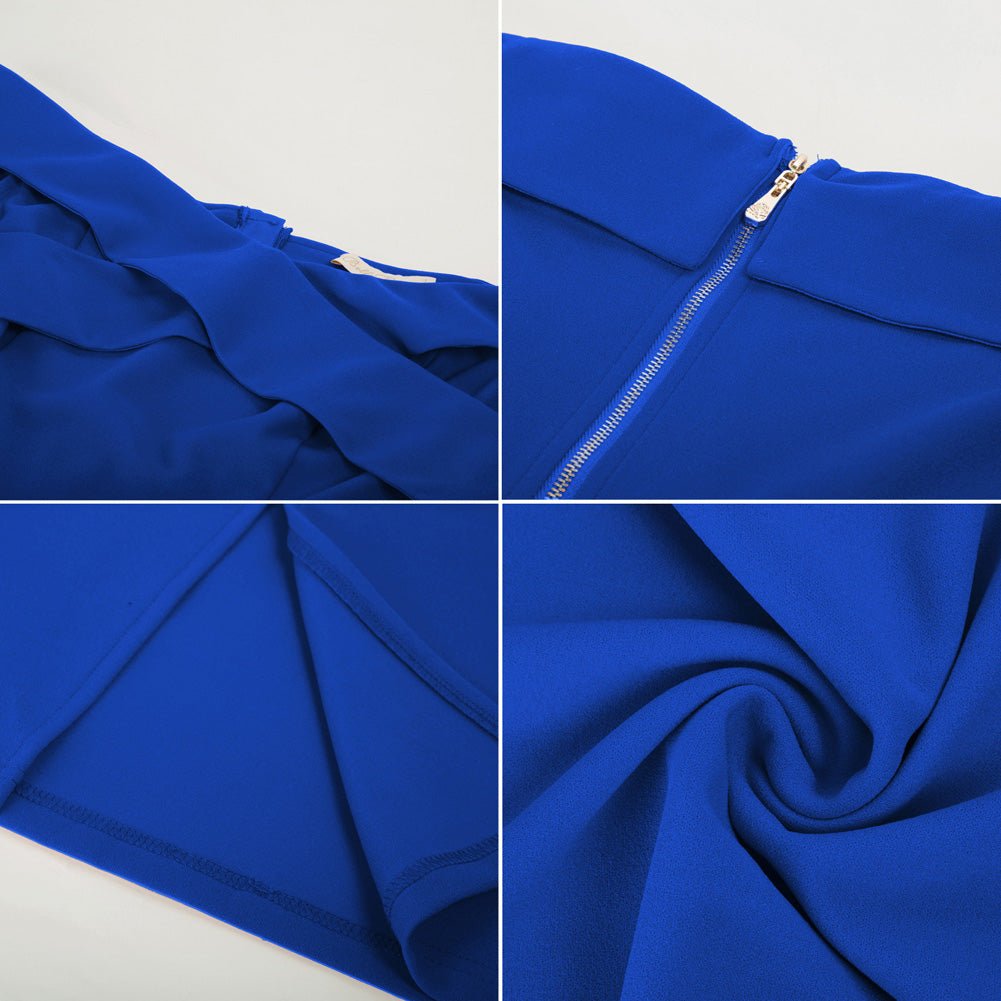 Vintage Off Shoulder V Neck Bodycon Pencil Dress Short Sleeve Homecoming Bodycon Dress Work Cocktail