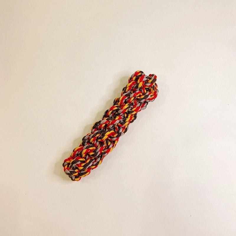 Basic Cotton Rope Color Block Pet Toys