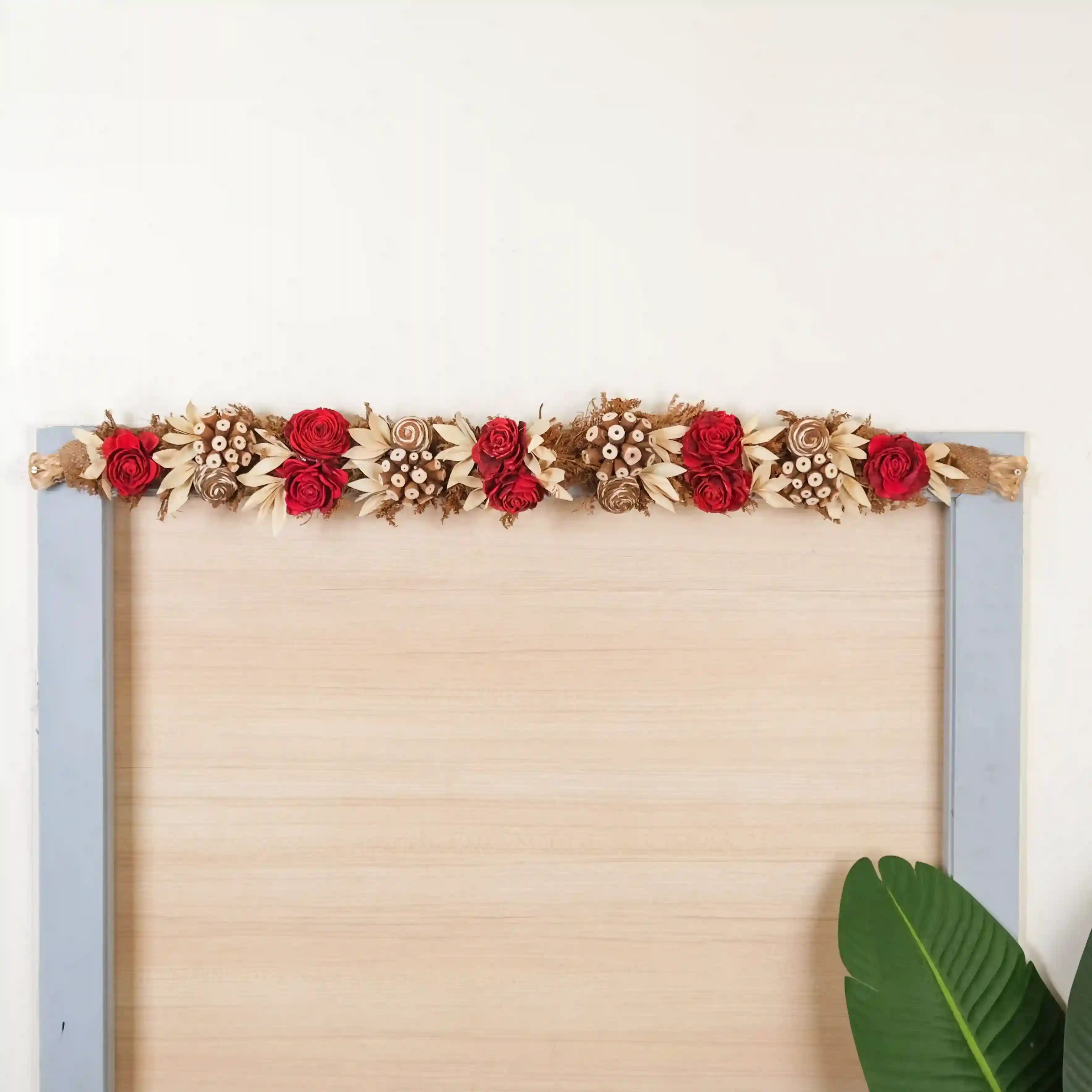 Natural Dried Flowers Door Hanging