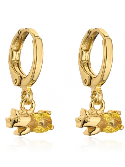 Cubic Zirconia Animal Earrings
