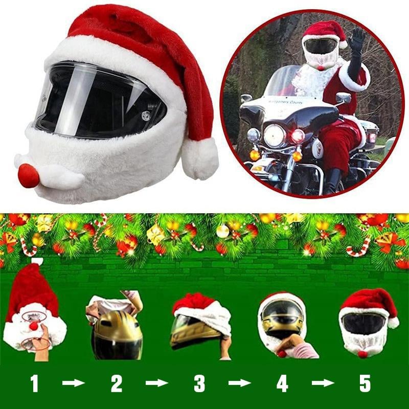 Santa Claus Motorcycle Helmet Protector