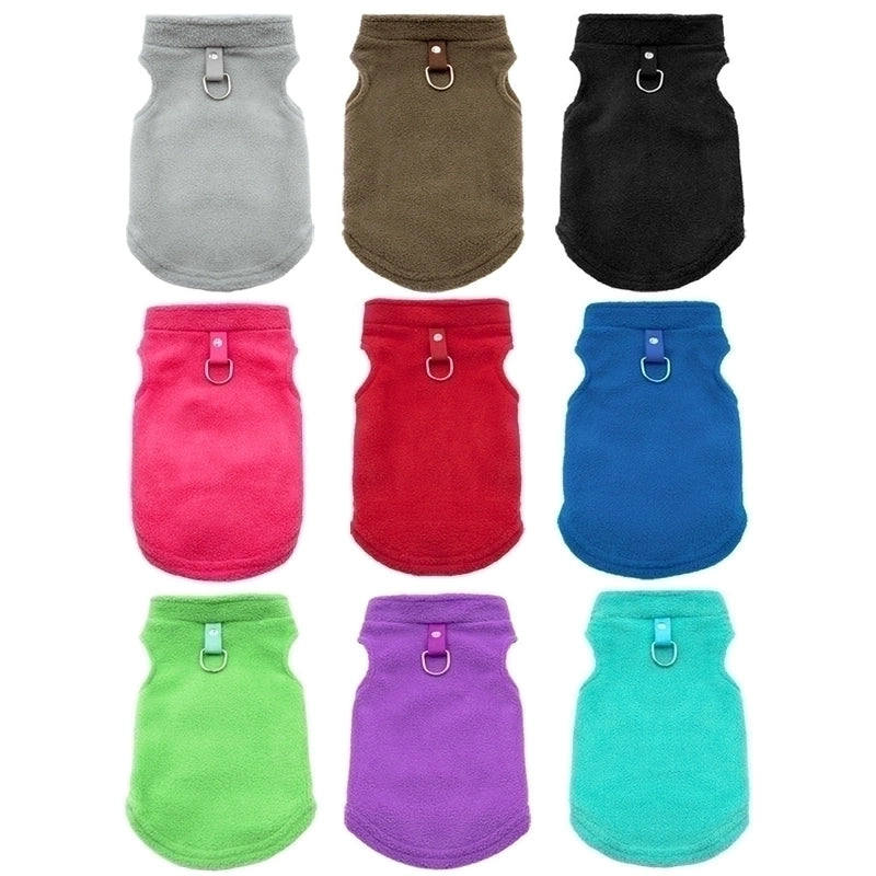 Minimalist Acrylic Solid Color Pet Clothing
