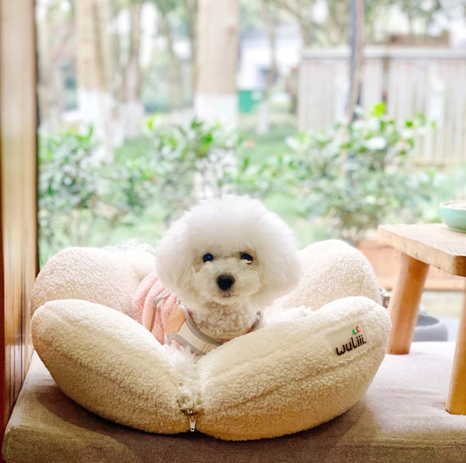 Wuliii Flower Style Cozy Pet Bed