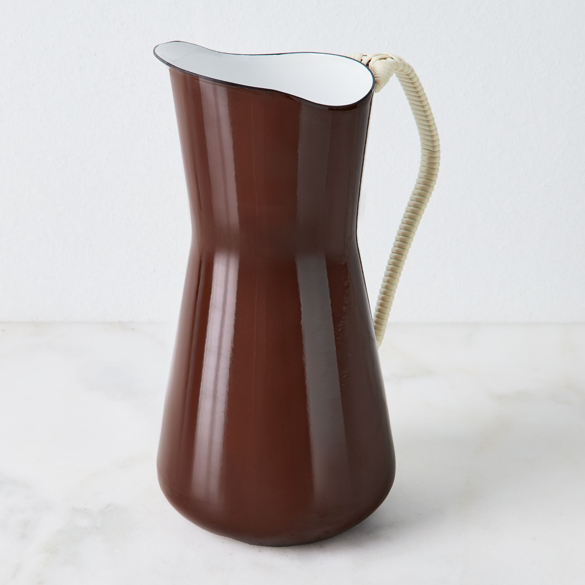 Wrapped Handle Water Pitcher