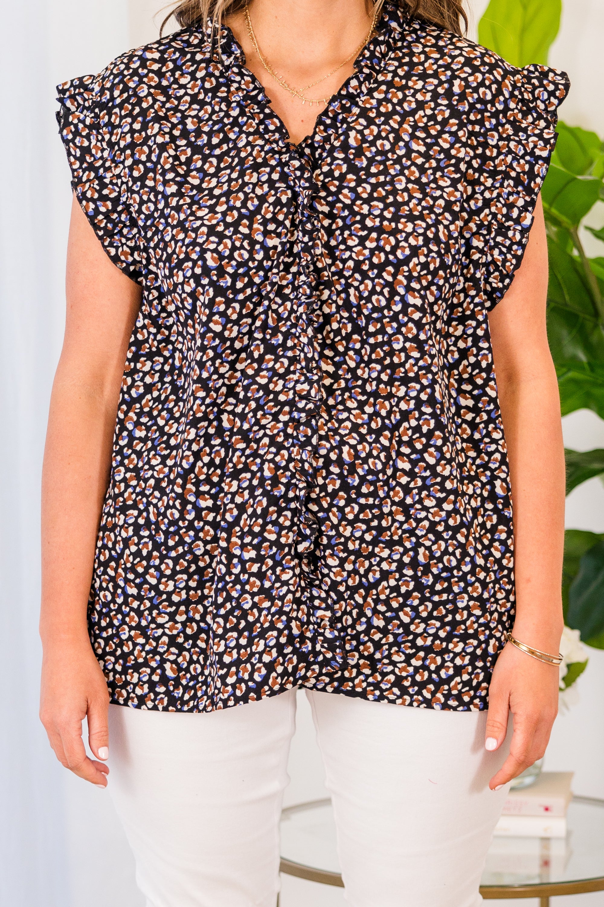 Be On My Time Top. Black