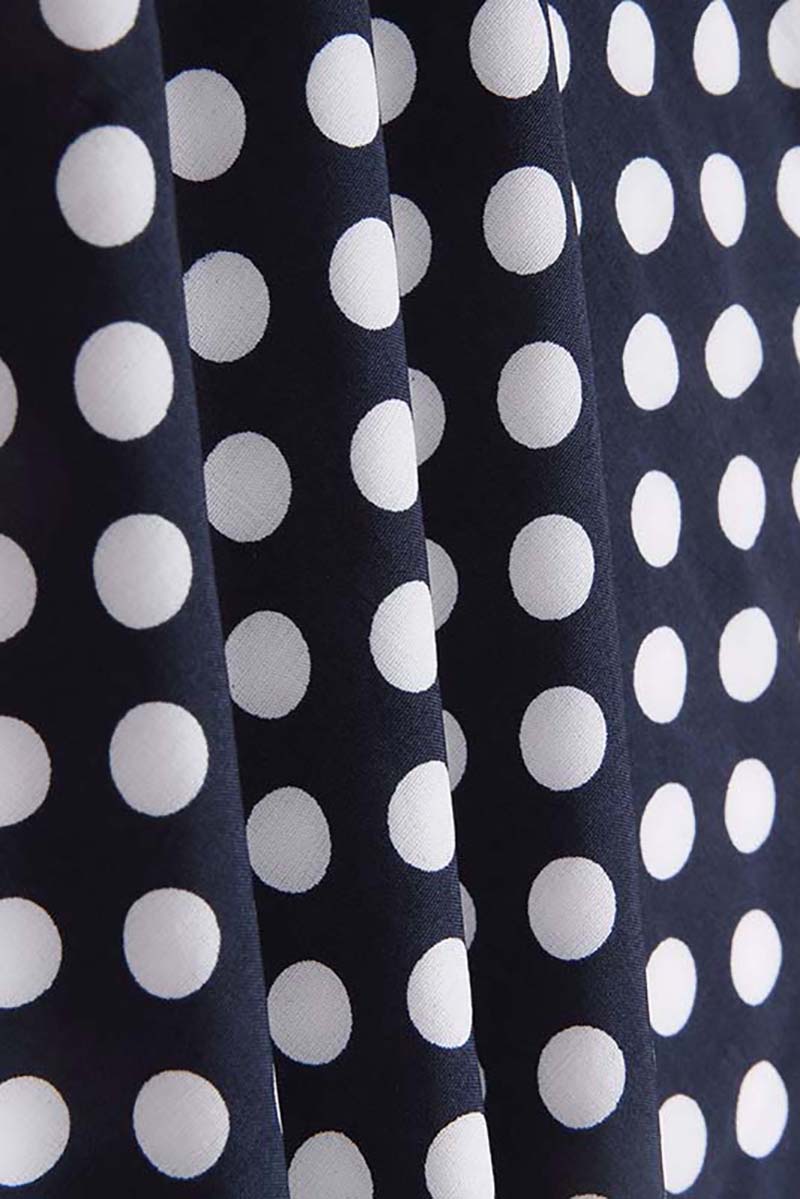 Irregular Polka Dot Dress