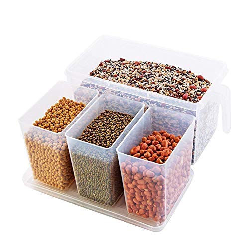Food Storage Container 3 Boxes With Lid. Multipurpose Basket With Lid