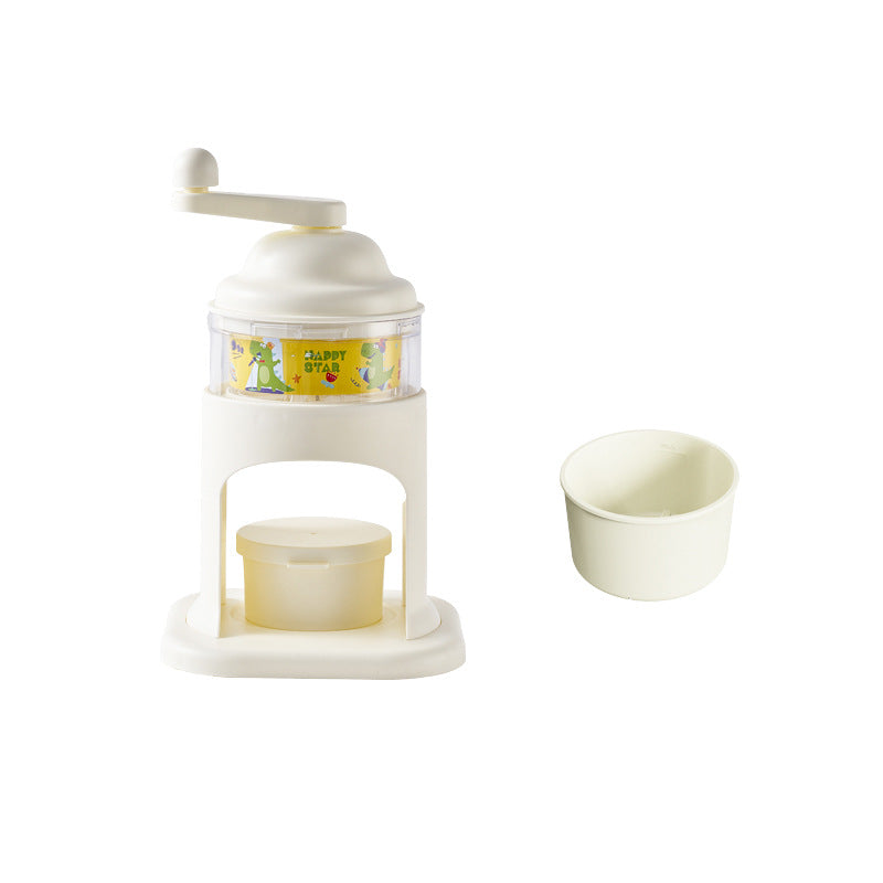 Carousel Safe Hand-Crank Ice Shaver: Rapid. Dense Ice with Secure Operation