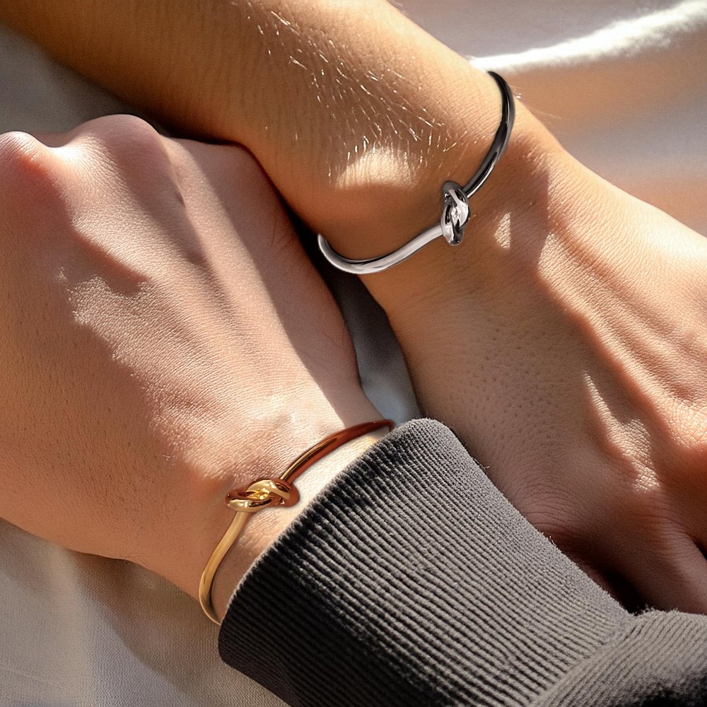Romantic Couples Classic Knot Bracelets