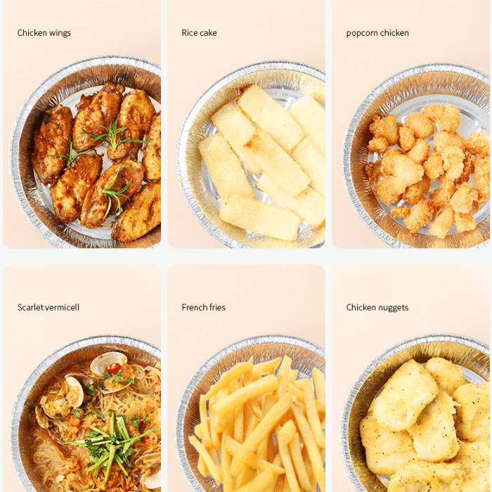 Disposable Round Aluminum Foil Baking Pan