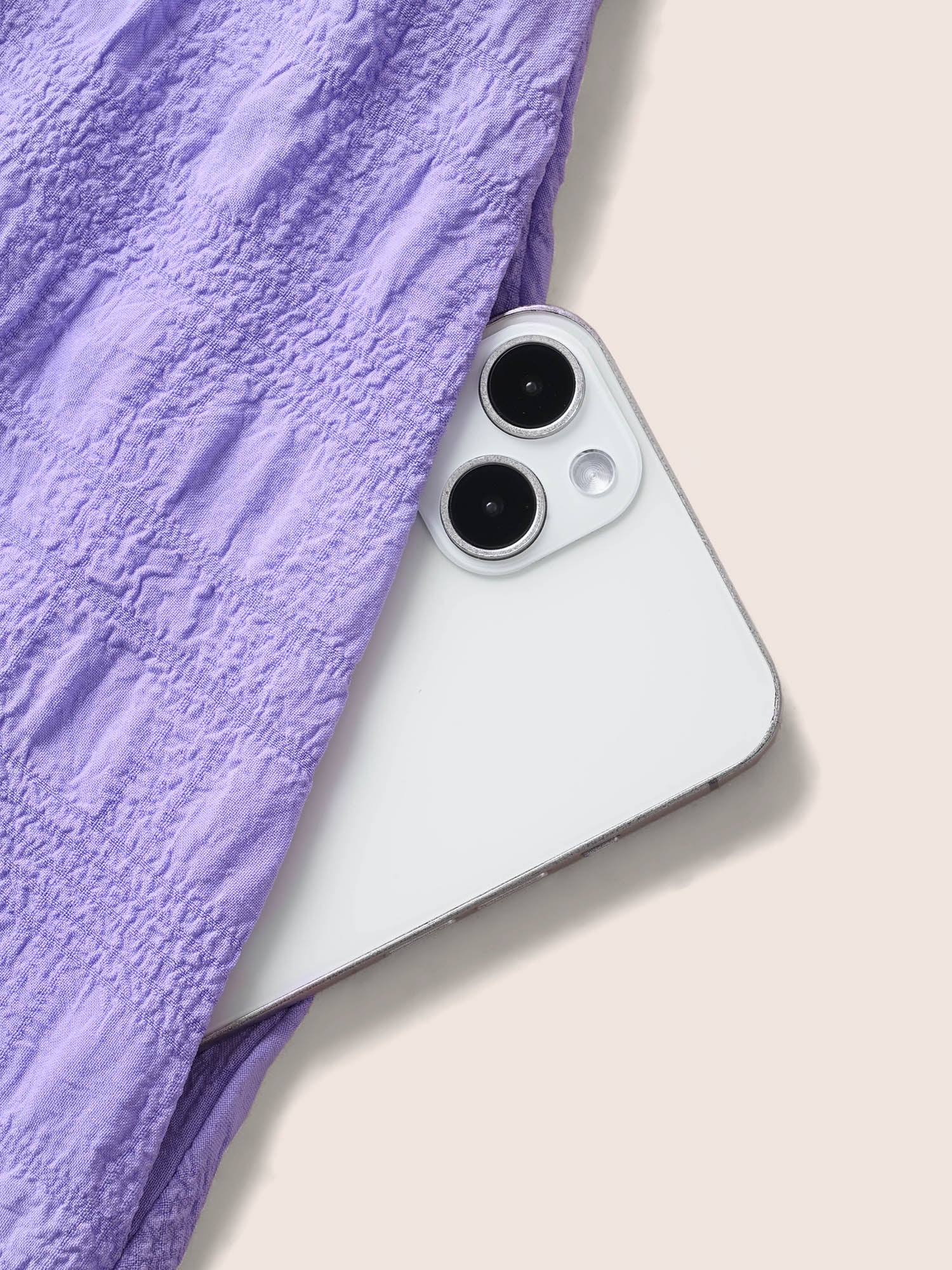 Texture Back Tie Knot Cap Sleeve Dress