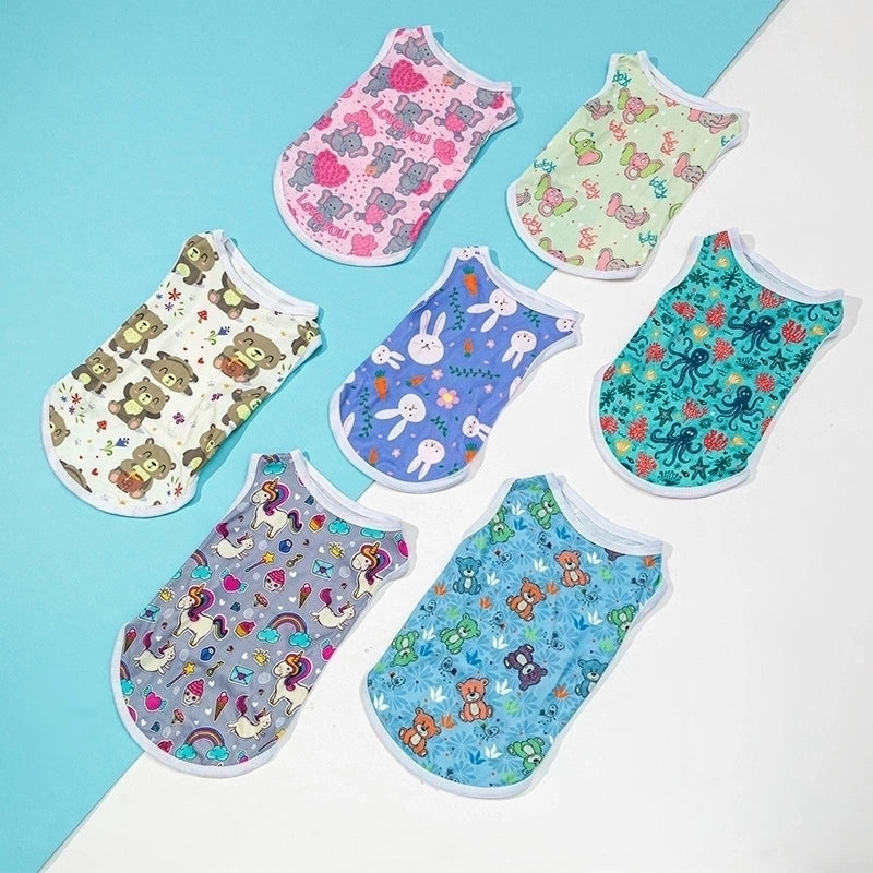 Cute Polyester Rabbit Cartoon Bear Pet Clothing