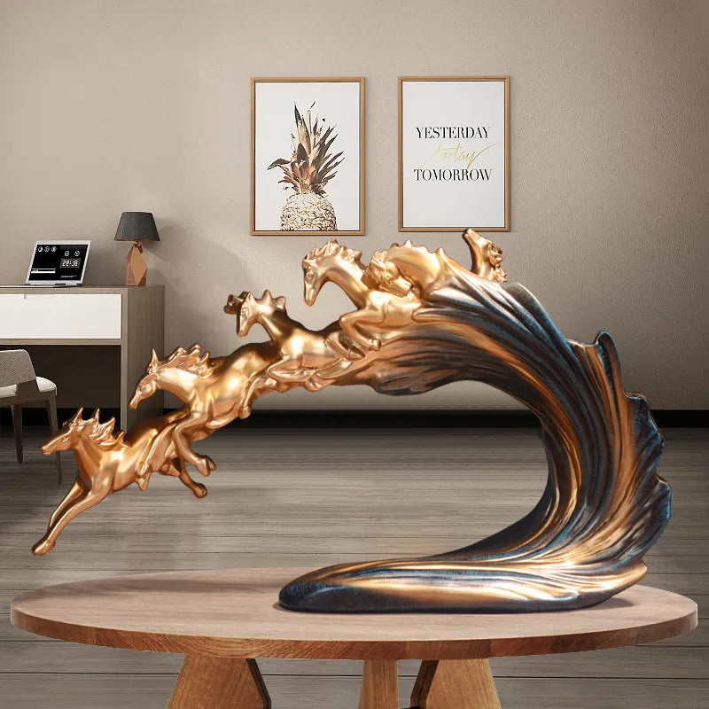 Symphony of Horses Sculpture