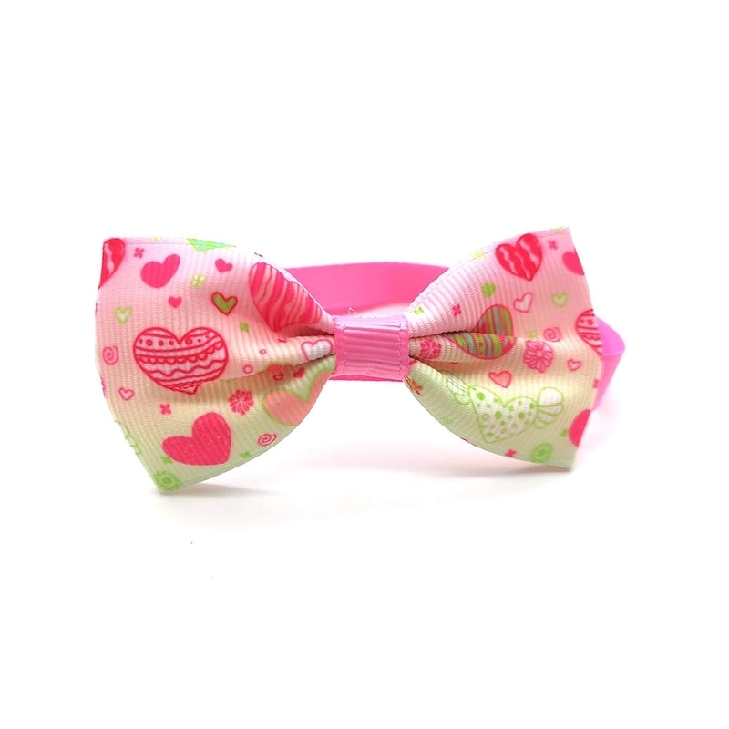 Valentine's Day Pet Cat Dog Heart Shape Bow Tie Pet Supplies