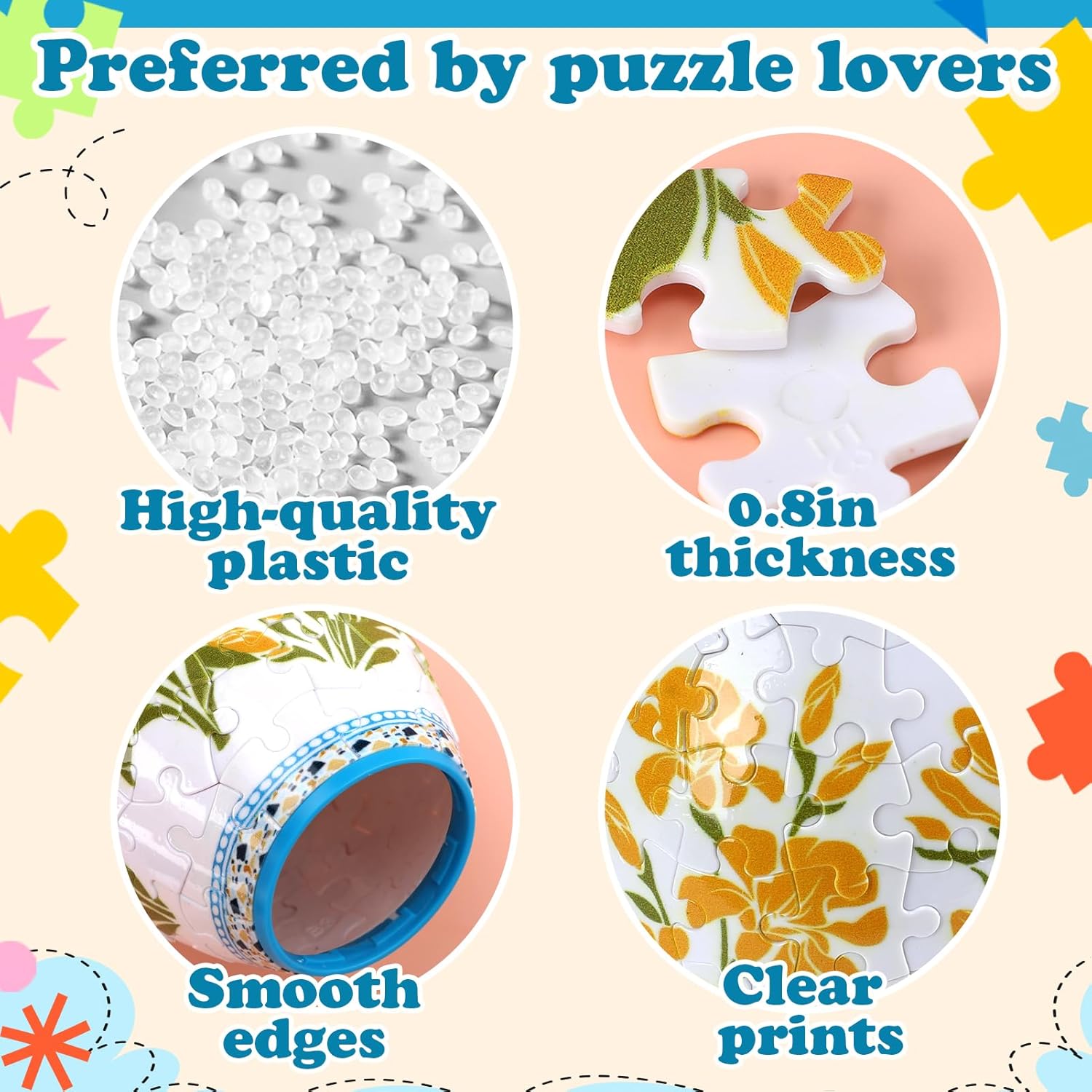 Unique 3D Puzzle - 160 Pieces of Puzzle Flower Vase, Plum Blossom Themed Art Projects Gift