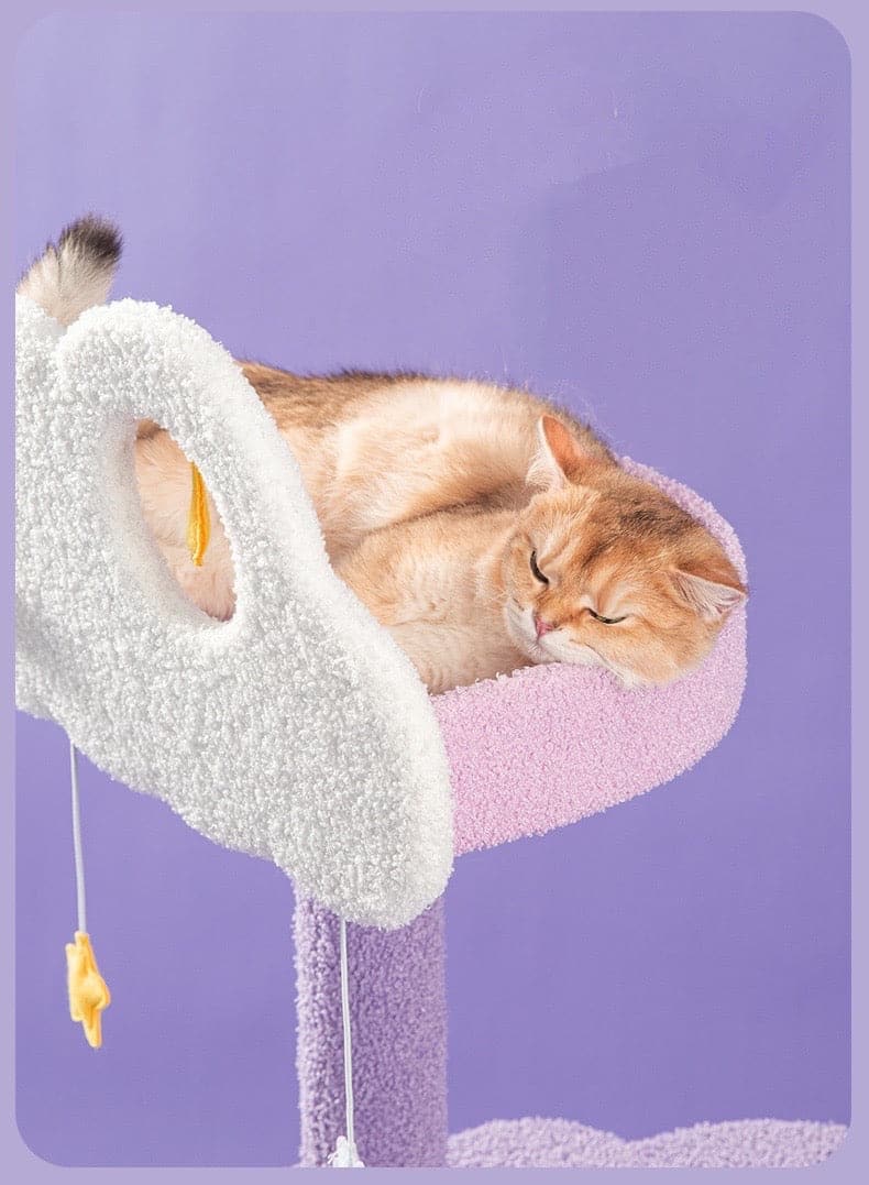 165cm |150cm Dream Cat Scratching Tree – Purple