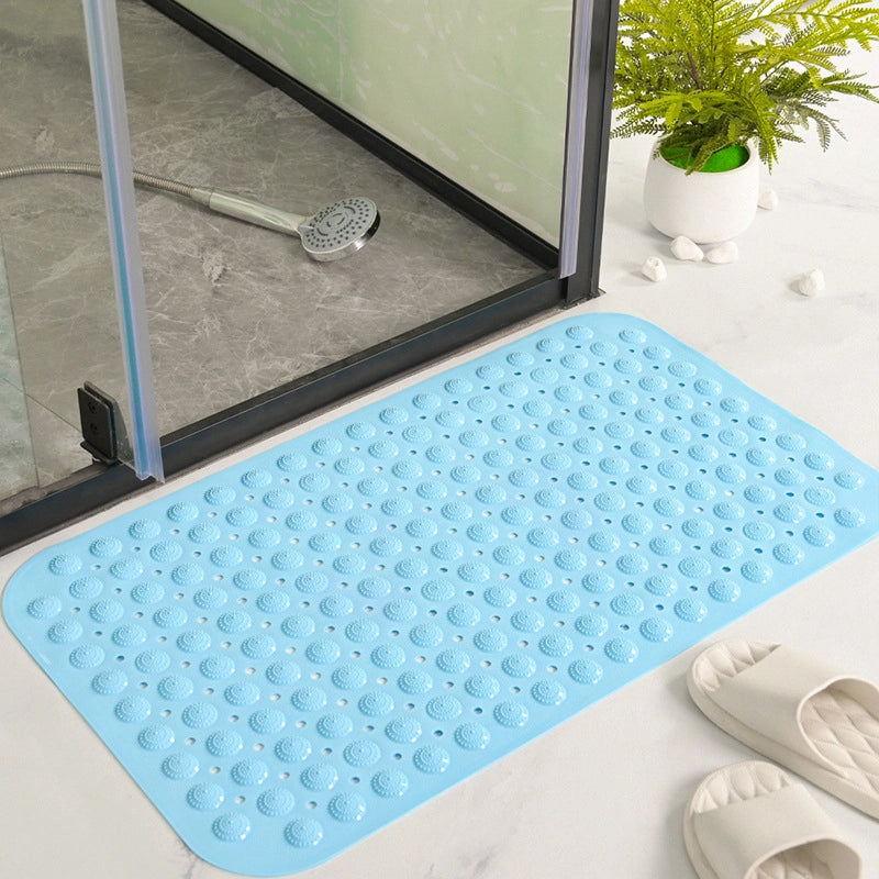 Modern Simple Solid Color Bathroom Non-slip Mat PVC Bathroom Household Anti-fall Floor Mat Shower Room Hydrophobic Floor Mat
