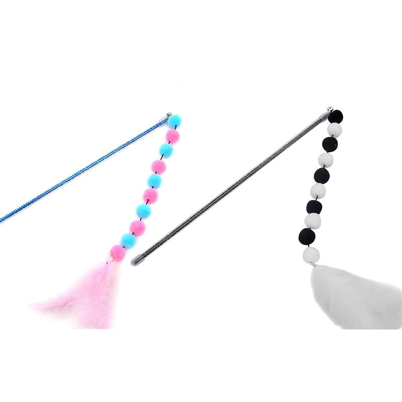 Cat Pom Pom Teaser Toy
