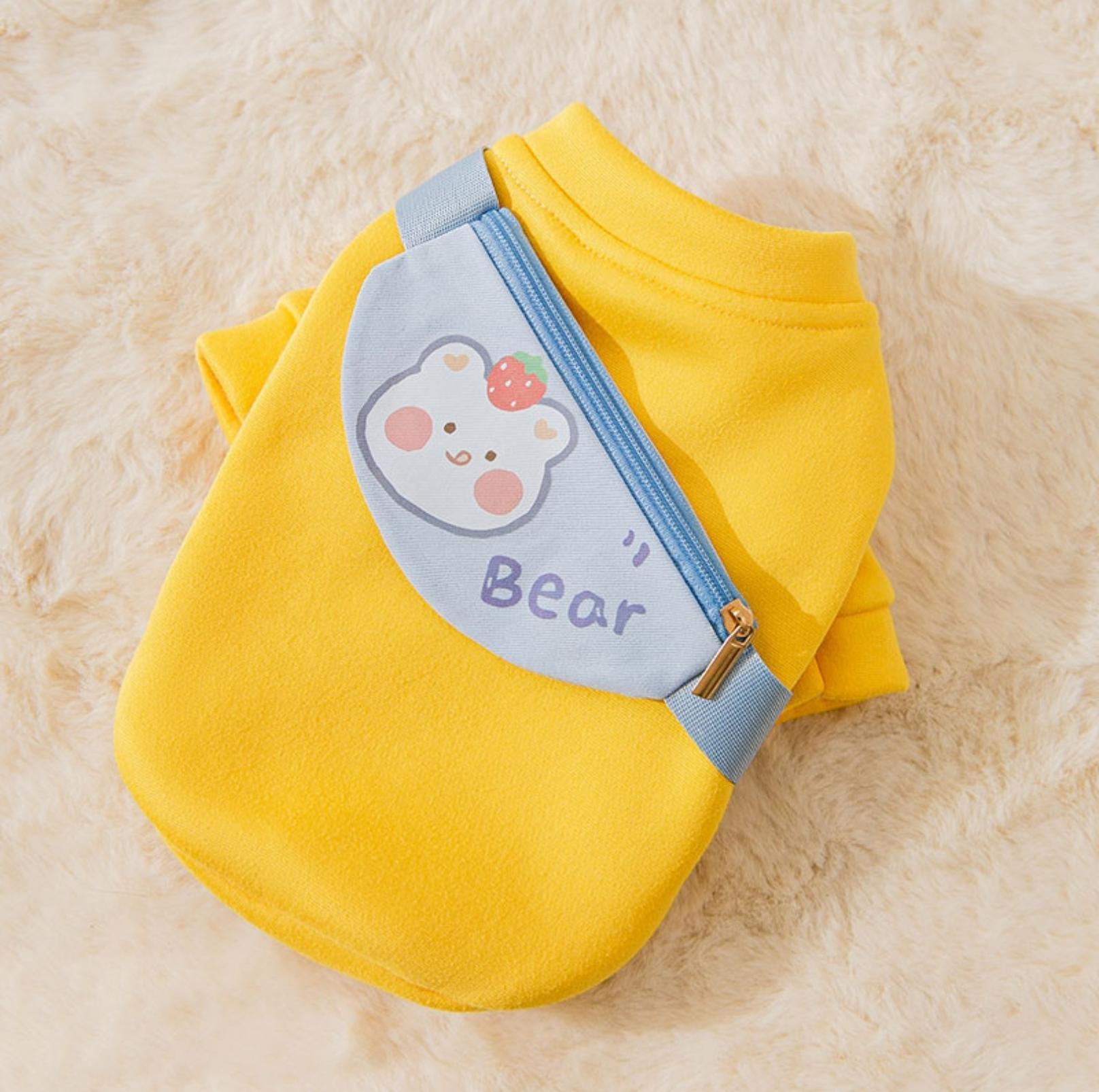 Warm and Fashionable Pet Sweater with Crossbody Bag