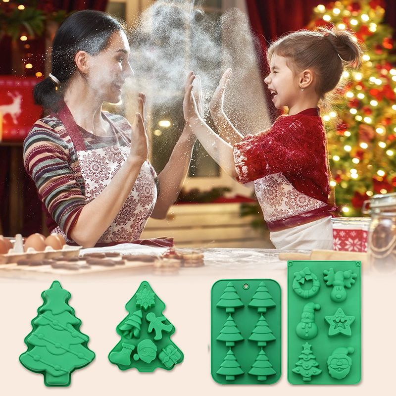 🔥BUY 2 GET 1 FREE🔥🌲Christmas Gift! Creative Silicone Christmas Tree Baking Mold💥