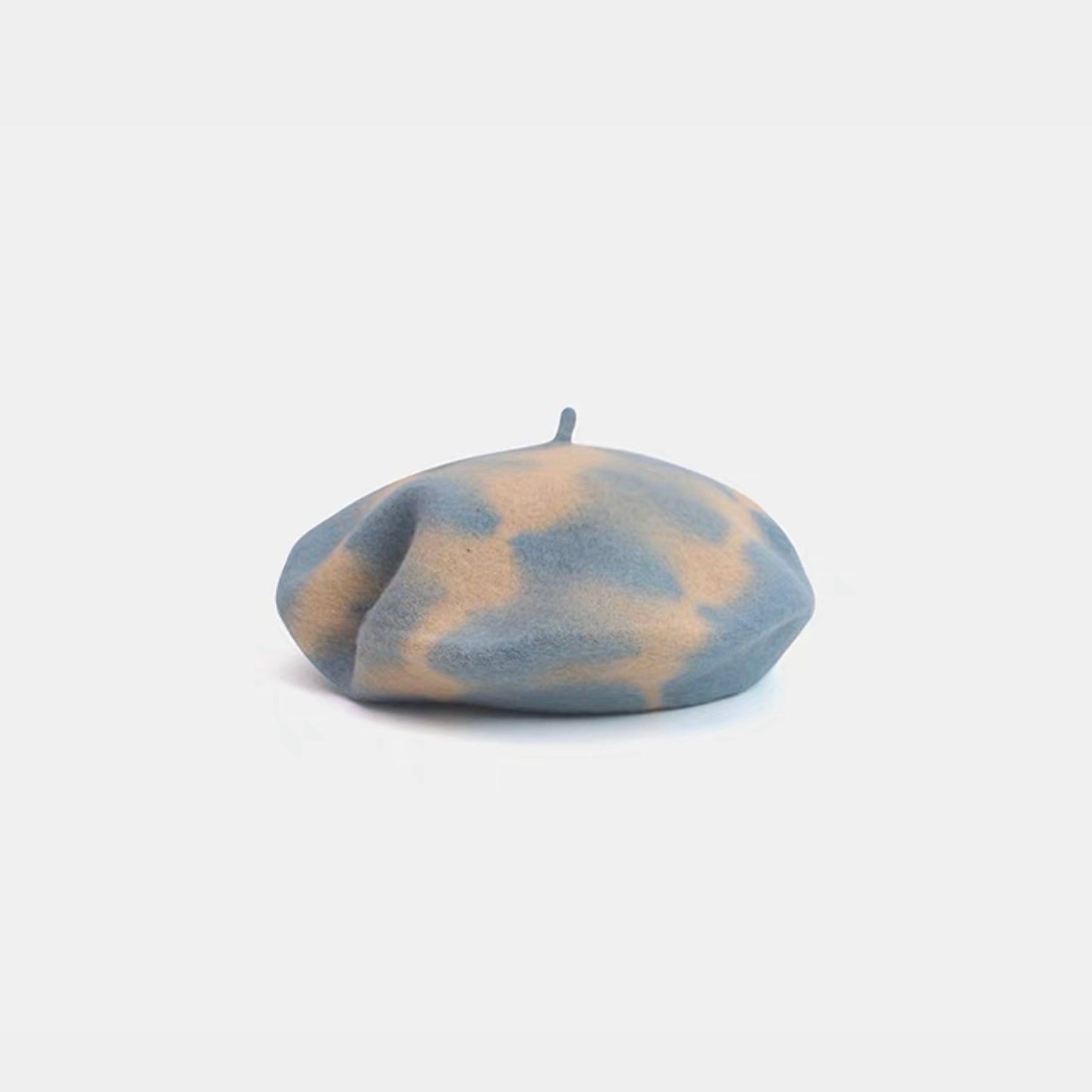 Tie Dye Wool Beret