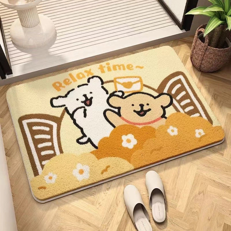 Casual Elegant Cute Geometric Floral Imitation Cashmere Carpet Bedding