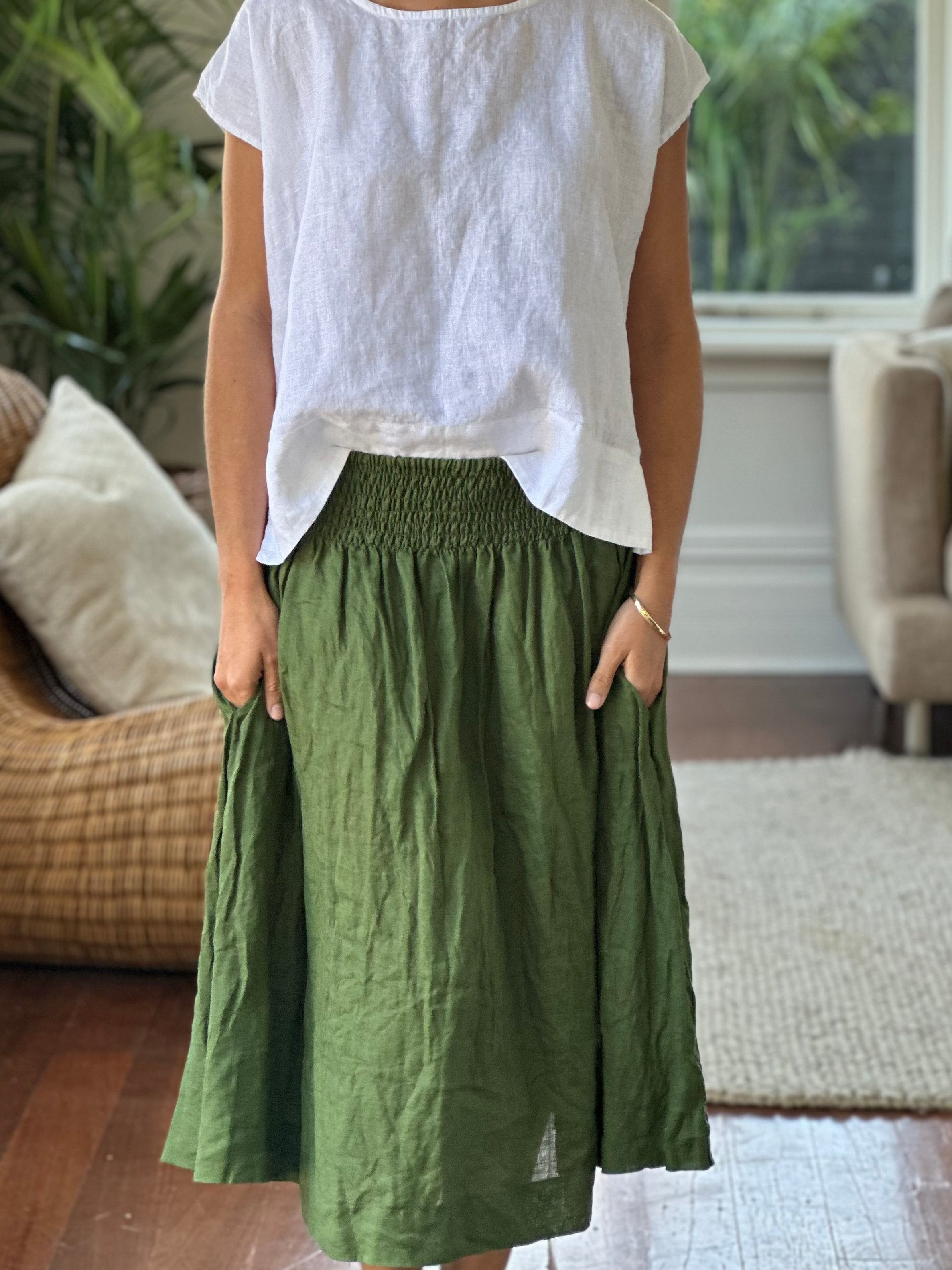 moss linen